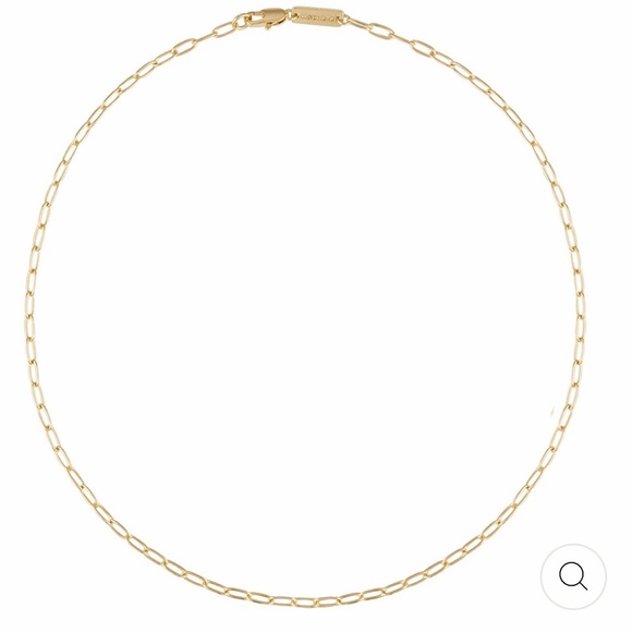 Machete Petite Oval Link 16-Inch Layering Necklace in 14K Gold Vermeil - Picture 3 of 11